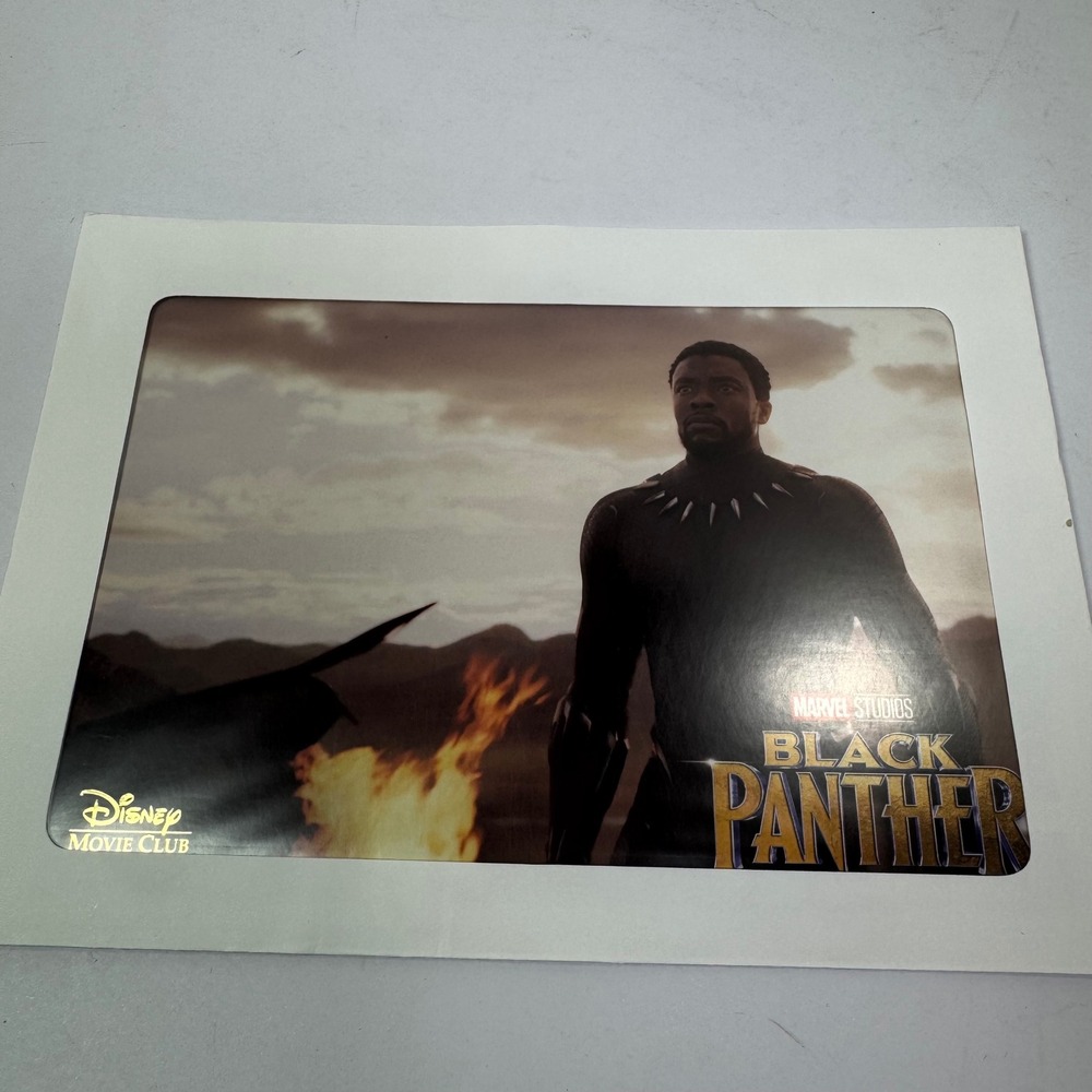 Marvel Studios Black Panther Lithograph Art Print Disney Movie Club 5x7‎ inches